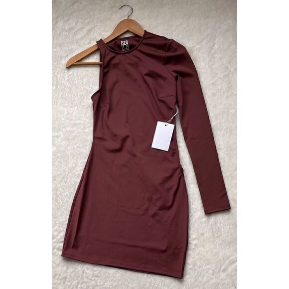 NWT Not Yours To Keep Nevada Mini Dress in Mocha, Size XS - Picture 5 of 11